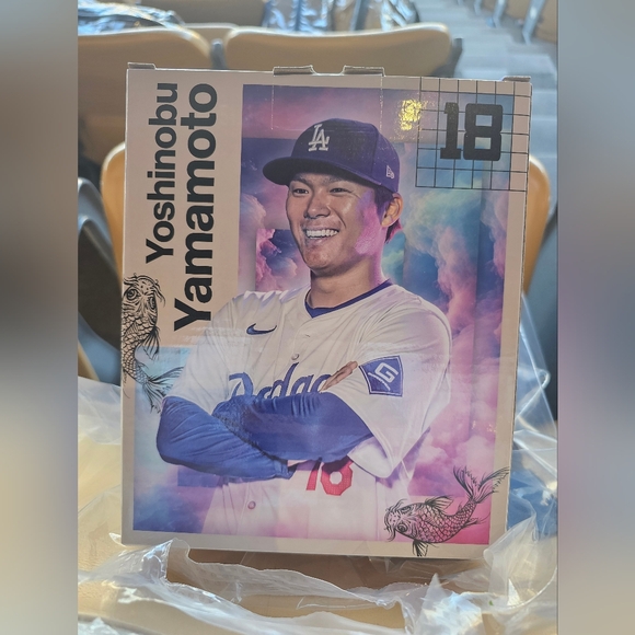 YOSHINOBU YAMAMOTO BOBBLEHEAD DODGERS SGA 6/13/24 - Picture 2 of 5